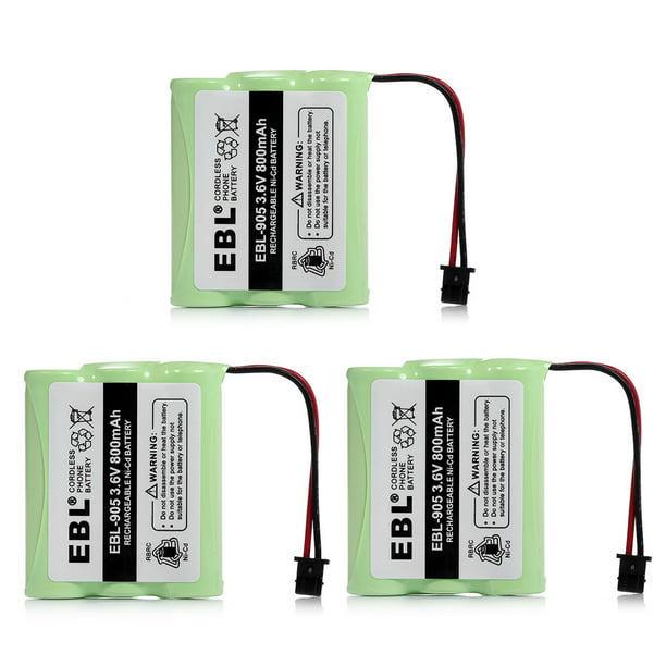EBL 2 Pack Replacement Cordless Phone Battery for P511 P-P511 